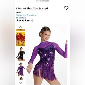 Weissman, I forgot that you existed costume, purple, Medium Adult